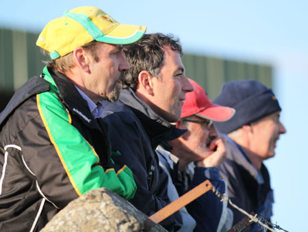 Action from the division three senior reserve football league match against Urris.