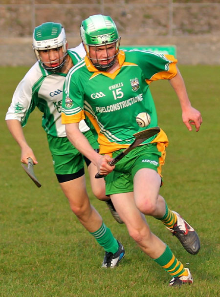Action from the county under 18 game against Buncrana.