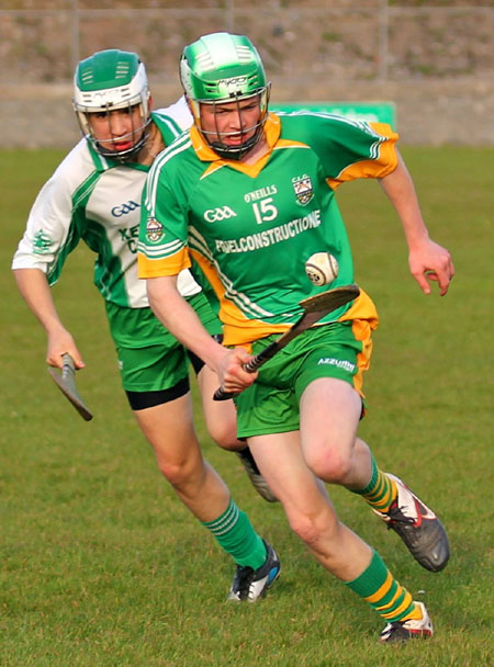 Action from the county under 18 game against Buncrana.