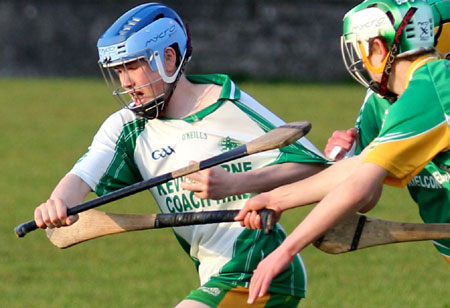 Action from the county under 18 game against Buncrana.