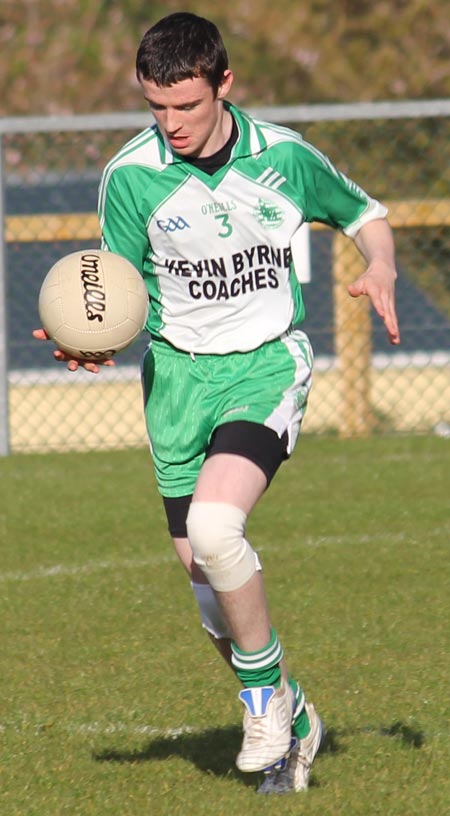 Action from the under 16 county league semi-final between Aodh Ruadh and Burt.