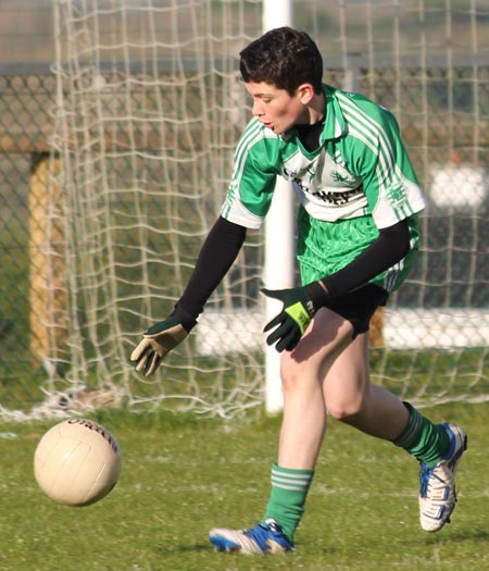 Action from the under 16 county league semi-final between Aodh Ruadh and Burt.