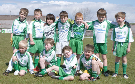 Action from the under 8 county blitz in Father Tierney Park.