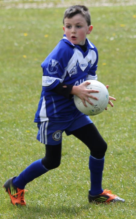 Action from the under 8 county blitz in Father Tierney Park.