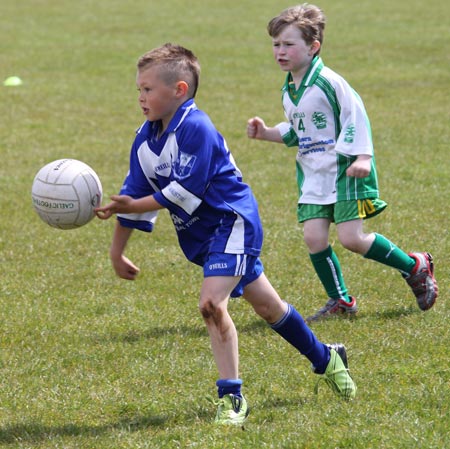 Action from the under 8 county blitz in Father Tierney Park.