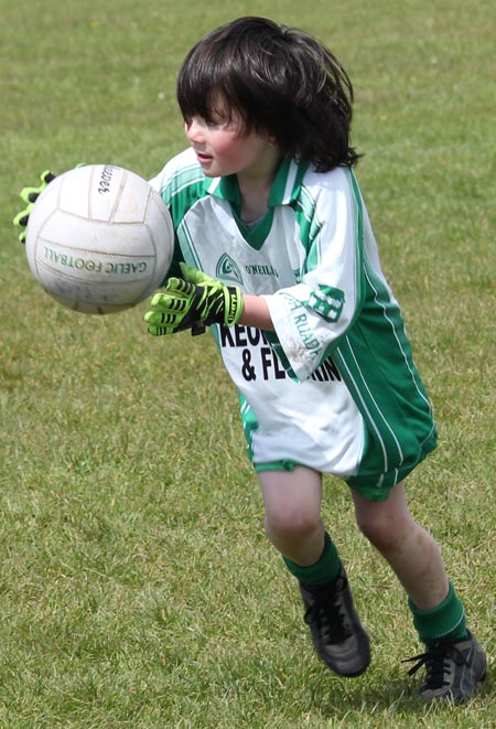 Action from the under 8 county blitz in Father Tierney Park.