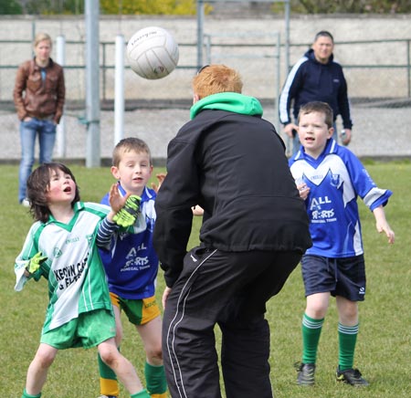 Action from the under 8 county blitz in Father Tierney Park.