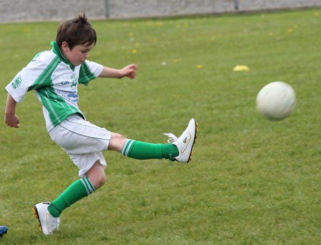 Action from the under 8 county blitz in Father Tierney Park.