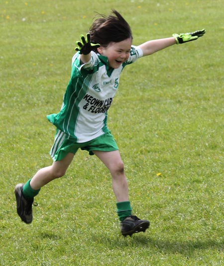 Action from the under 8 county blitz in Father Tierney Park.