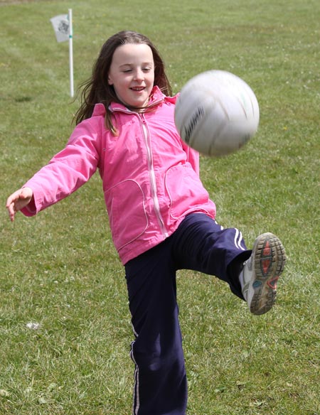 Action from the under 8 county blitz in Father Tierney Park.