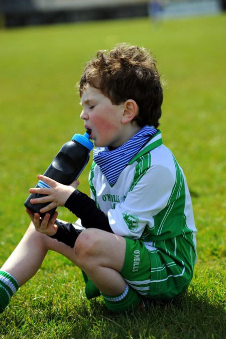 Action from the under 8 county blitz in Father Tierney Park.