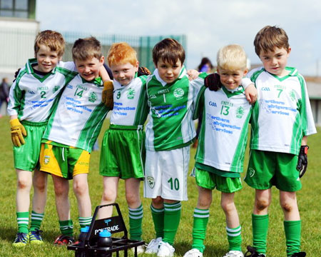 Action from the under 8 county blitz in Father Tierney Park.