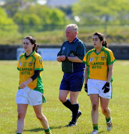 Action from the 2012 ladies inter-county match between Donegal and Sligo.