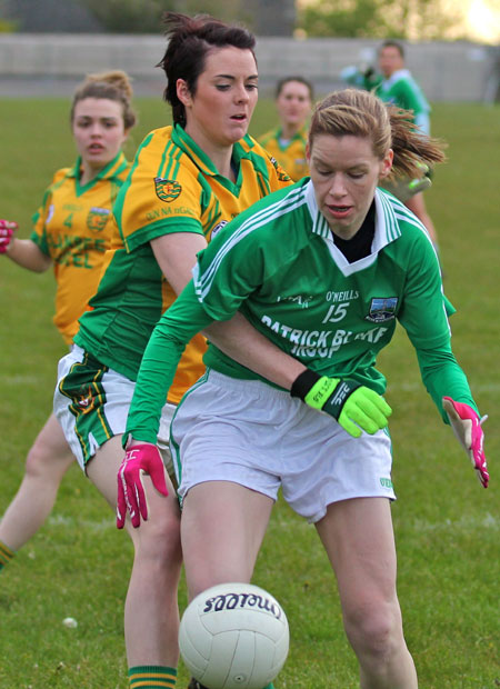 Action from the 2012 ladies inter-county match between Donegal and Fermanagh.