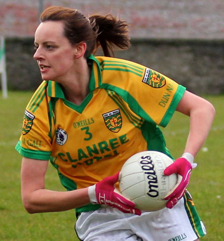 Action from the 2012 ladies inter-county match between Donegal and Fermanagh.