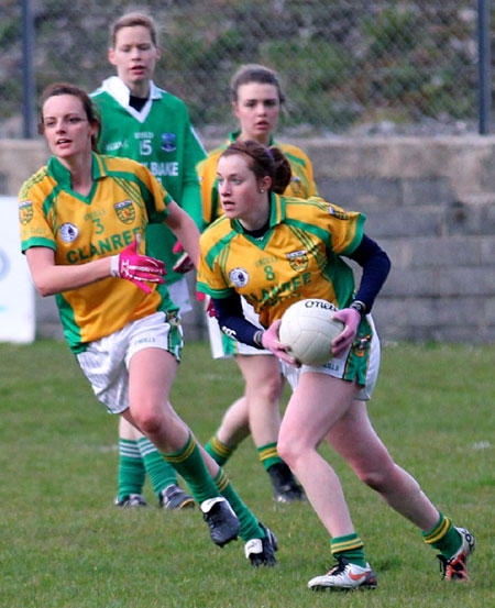 Action from the 2012 ladies inter-county match between Donegal and Fermanagh.