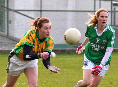 Action from the 2012 ladies inter-county match between Donegal and Fermanagh.