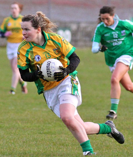 Action from the 2012 ladies inter-county match between Donegal and Fermanagh.