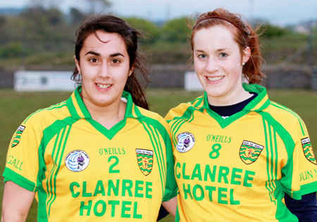 Action from the 2012 ladies inter-county match between Donegal and Fermanagh.