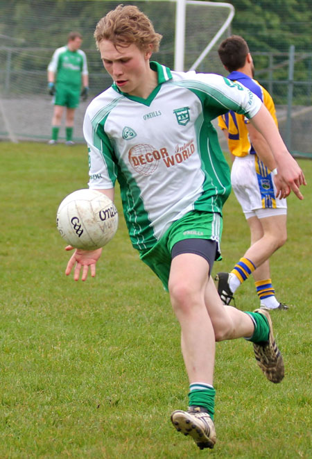 Action from the division three senior reserve football league match against Burt.