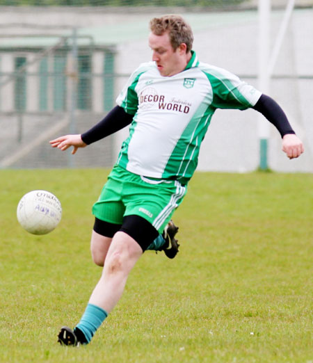 Action from the division three senior reserve football league match against Burt.