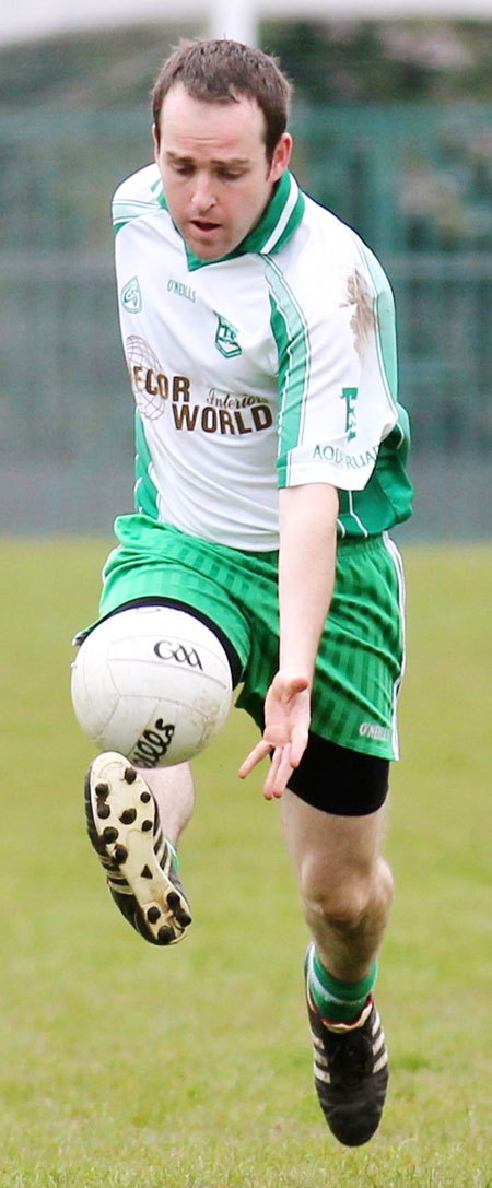 Action from the division three senior reserve football league match against Burt.