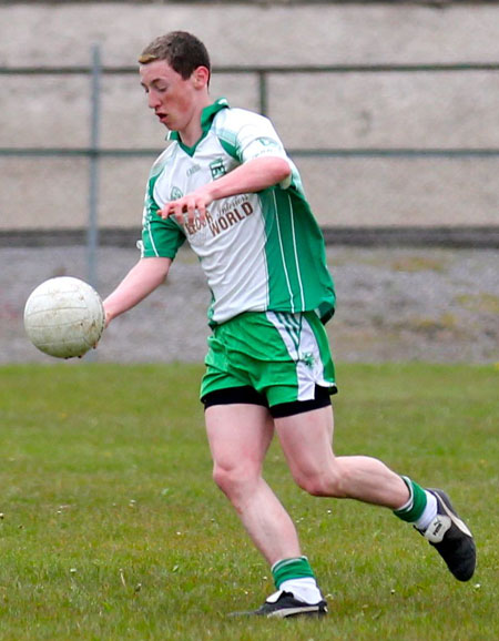 Action from the division three senior reserve football league match against Burt.