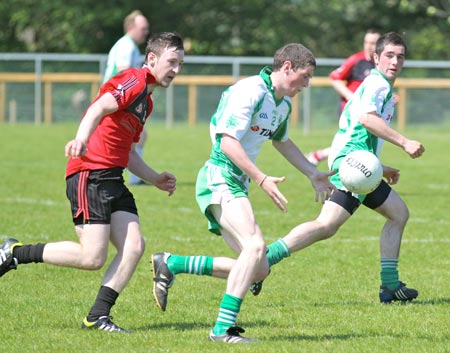 Action from the division three senior reserve football league match against Red Hugh's.