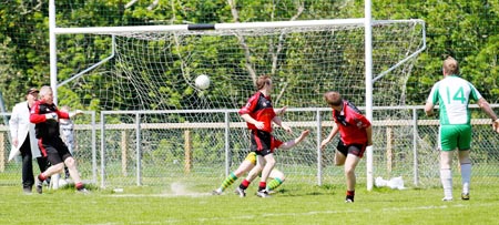 Action from the division three senior reserve football league match against Red Hugh's.