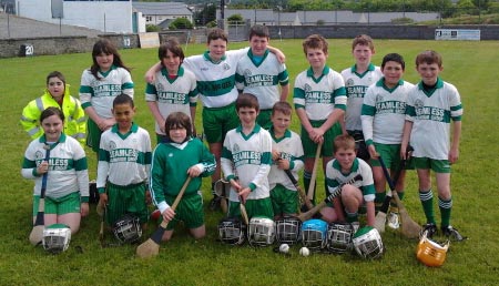 Action from the under 12 blitz in Father Tierney Park.