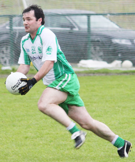 Action from the division three senior football league match against Termon.