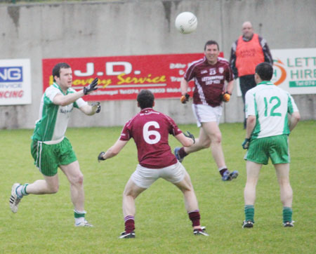 Action from the division three senior football league match against Termon.