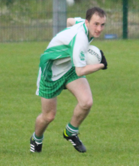 Action from the division three senior football league match against Termon.