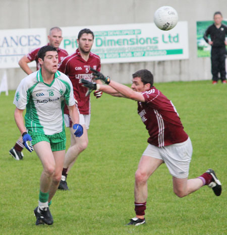 Action from the division three senior football league match against Termon.