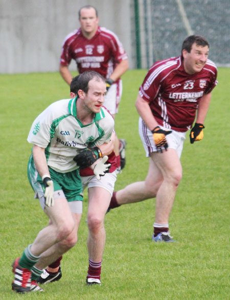 Action from the division three senior football league match against Termon.