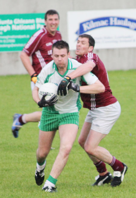 Action from the division three senior football league match against Termon.