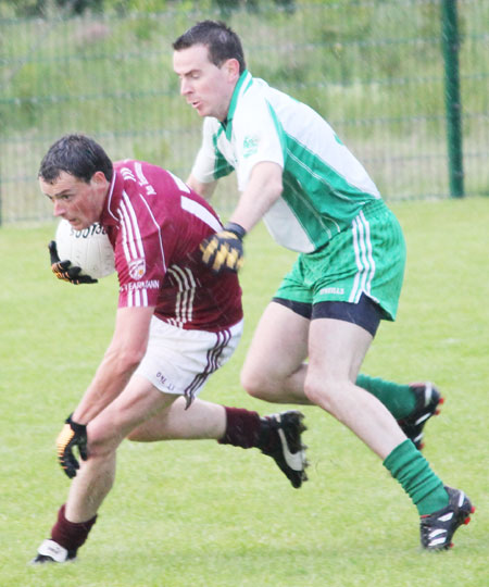 Action from the division three senior football league match against Termon.