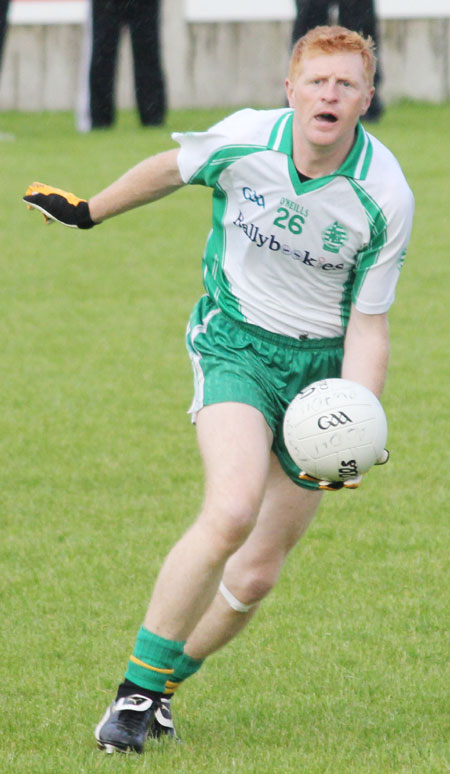 Action from the division three senior football league match against Termon.