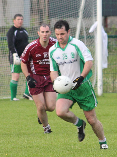 Action from the division three senior football league match against Termon.