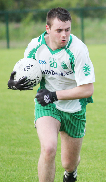 Action from the division three senior football league match against Termon.