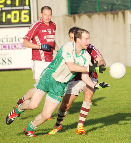 Action from the division three senior football league match against Termon.