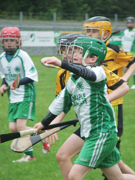 Action from the under 10 blitz in Letterkenny.