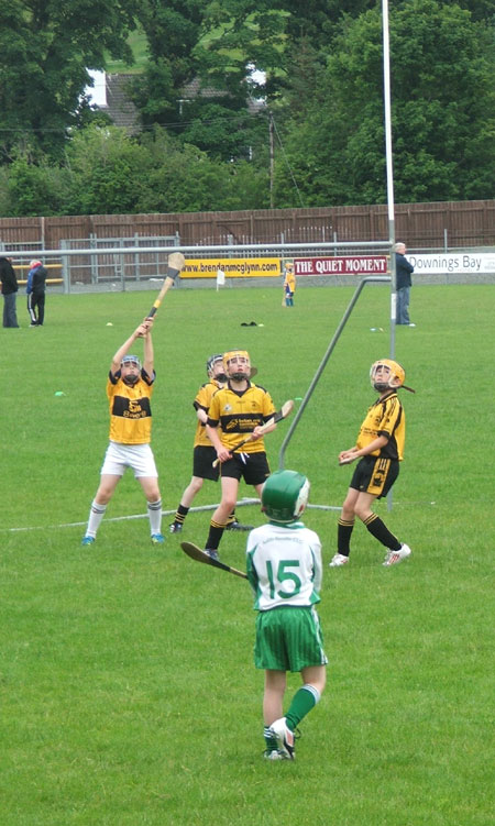 Action from the under 10 blitz in Letterkenny.