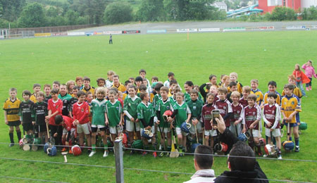 Action from the under 10 blitz in Letterkenny.