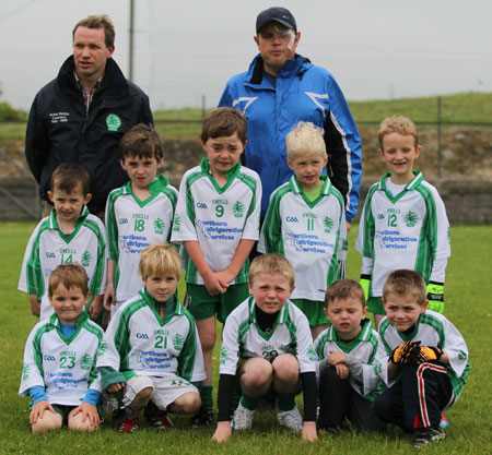 The Aodh Ruadh under 8 team which competed at the Ballyshannon blitz.