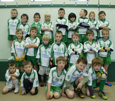 The Aodh Ruadh under 8 team which competed at the Ballyshannon blitz.