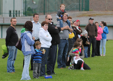 Action from the ladies under 10 match between Aodh Ruadh and Bundoran.