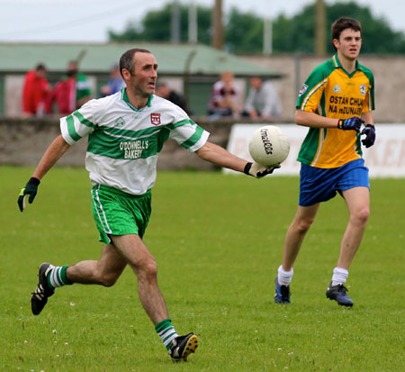 Action from the division three senior reserve football league match against Downings.