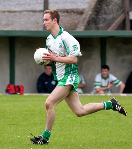 Action from the division three senior reserve football league match against Downings.