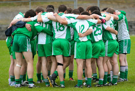 Action from the division three senior football league match against Downings.